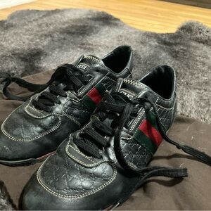 Gucci Womens Black Sneakers